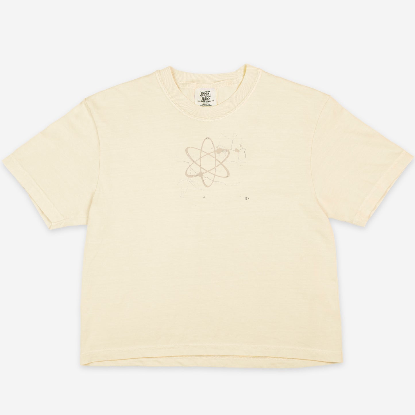 FIRST PRESS - HUMAN EDITION - WOMEN'S CROPPED BOXY TEE - "Underground Physics"
