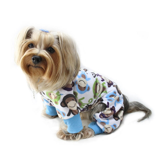 FIRST PRESS - PETS - URBAN CORE AFTER DARK - Monkey Ultra Soft Plush Pajamas