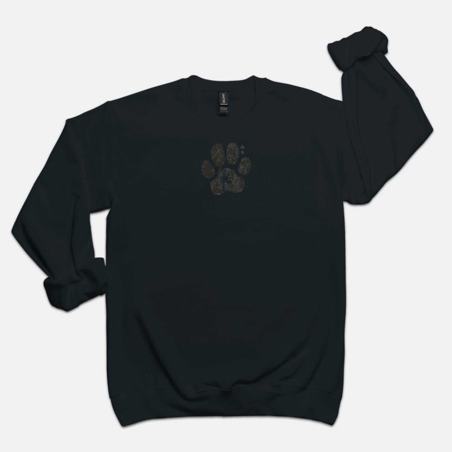 FIRST PRESS - HUMAN EDITION - UNISEX CREWNECK SWEATSHIRT - "Pressed Paw"