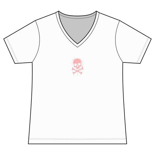 FIRST PRESS - HUMAN EDITION - WOMEN'S V-NECK TEE - "Sweet Surrender"