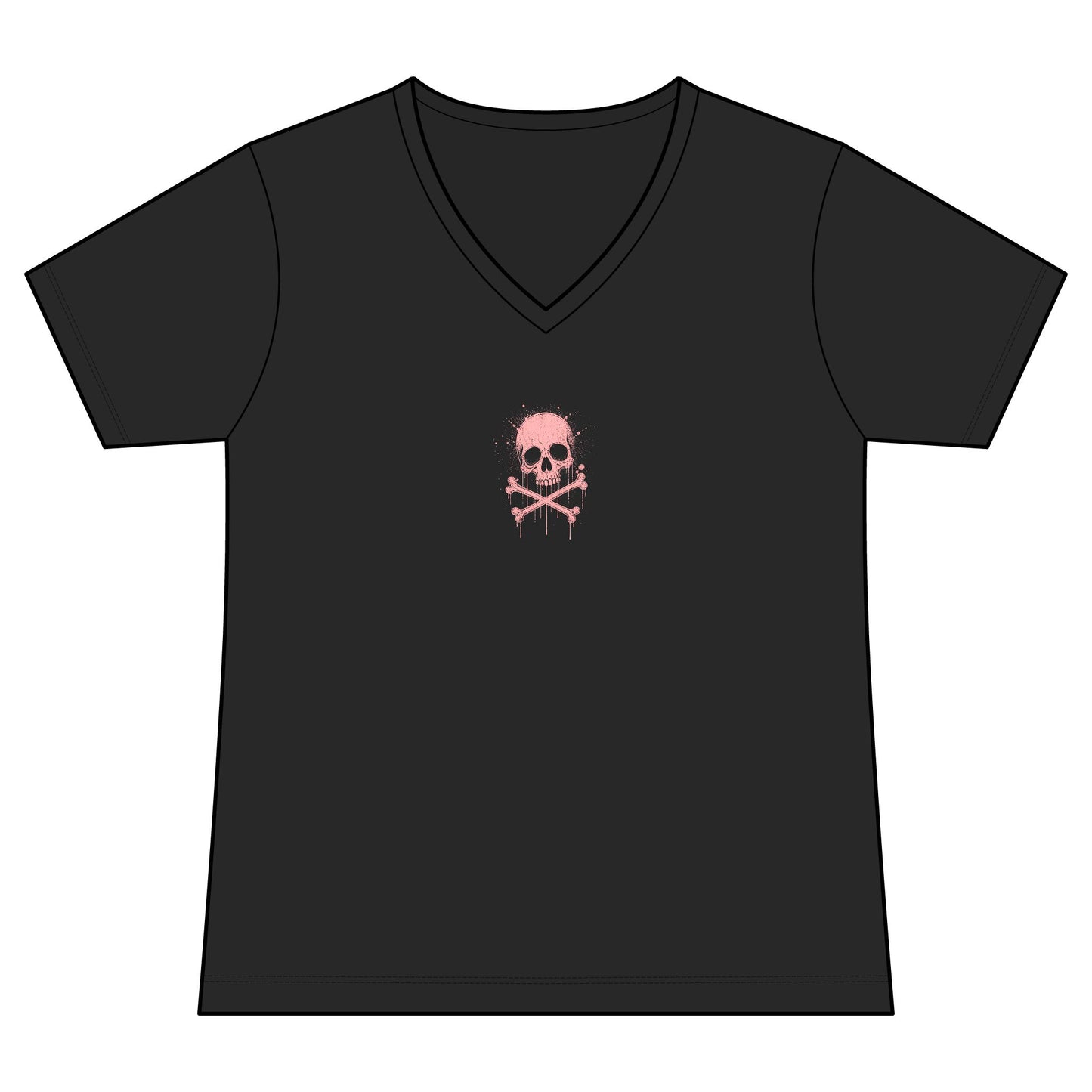 FIRST PRESS - HUMAN EDITION - WOMEN'S V-NECK TEE - "Sweet Surrender"