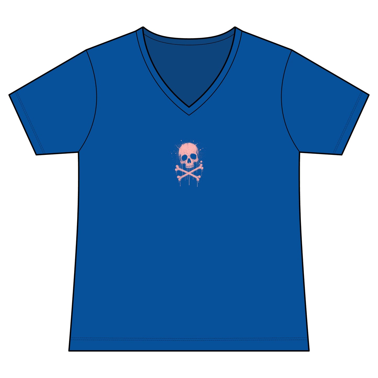 FIRST PRESS - HUMAN EDITION - WOMEN'S V-NECK TEE - "Sweet Surrender"