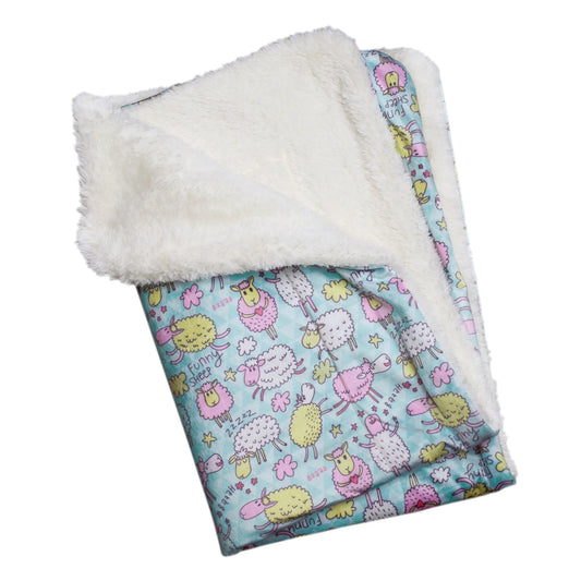 FIRST PRESS - PETS - URBAN CORE AFTER DARK - Sheep Fleece Plush Blanket