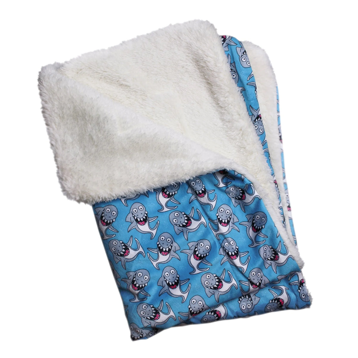 FIRST PRESS - PETS - URBAN CORE AFTER DARK - First Press™ After Dark — Shark Mood Ultra-Soft Plush Blanket