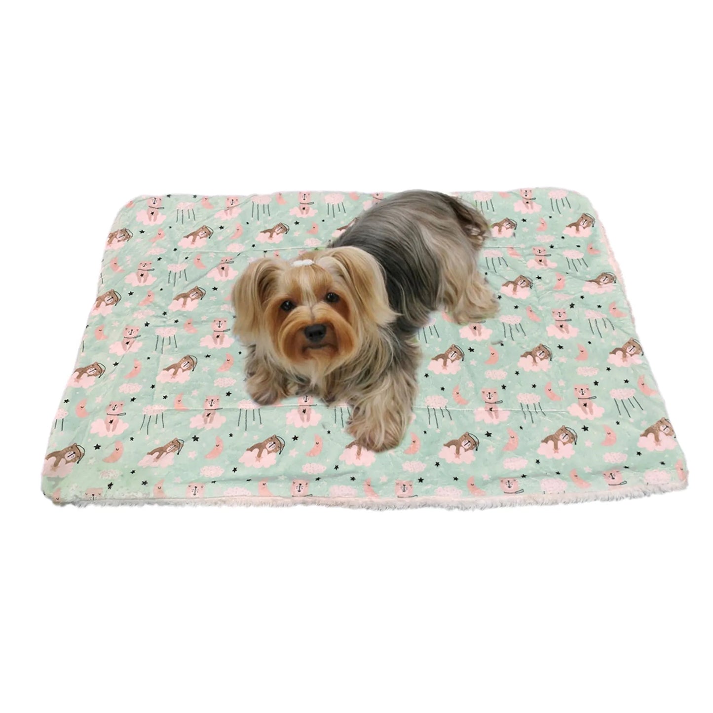FIRST PRESS - PETS - URBAN CORE AFTER DARK - Bedtime Bears Fleece Plush Blanket