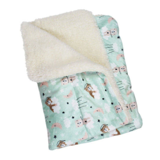 FIRST PRESS - PETS - URBAN CORE AFTER DARK - Bedtime Bears Fleece Plush Blanket