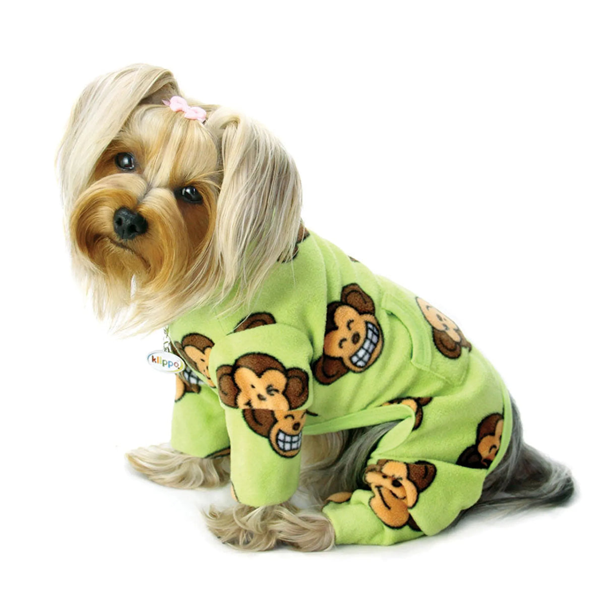 FIRST PRESS - PETS - URBAN CORE AFTER DARK - First Press™ After Dark – Monkey Mood Fleece Pajamas