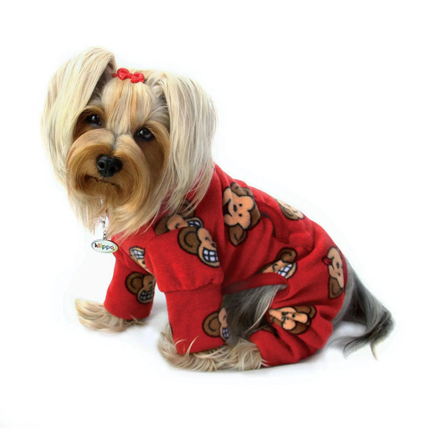 FIRST PRESS - PETS - URBAN CORE AFTER DARK - Monkey Face Soft Fleece Pajamas