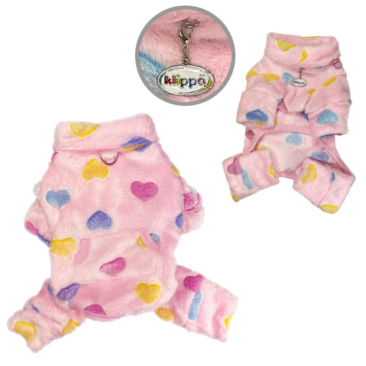 FIRST PRESS - PETS - URBAN CORE AFTER DARK - Candy Hearts Ultra Plush Pajamas