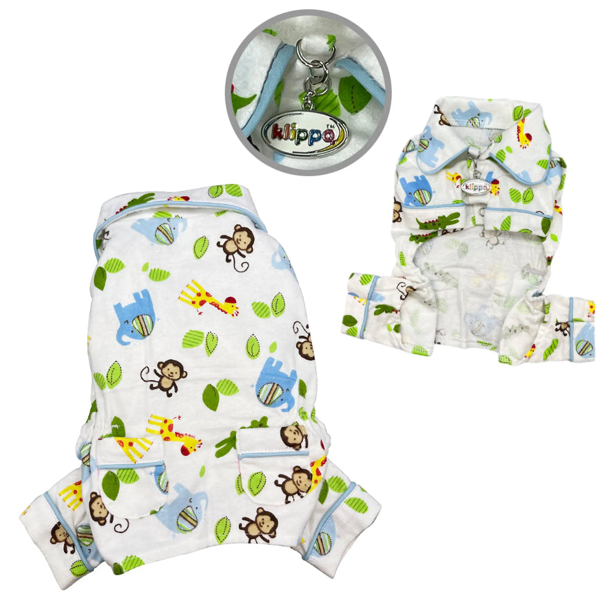 FIRST PRESS - PETS - URBAN CORE AFTER DARK - First Press™ After Dark Zoo Mood Flannel Pajamas