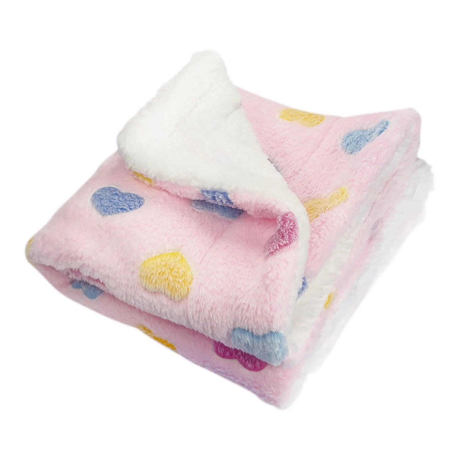 FIRST PRESS - PETS - URBAN CORE AFTER DARK - Candy Hearts Fleece Plush Blanket