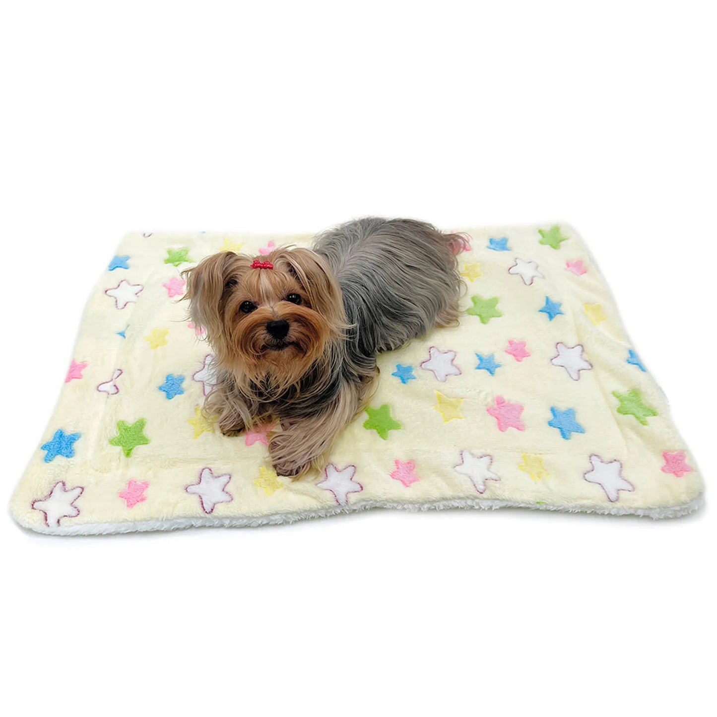 FIRST PRESS - PETS - URBAN CORE AFTER DARK - Star Fleece Plush Blanket