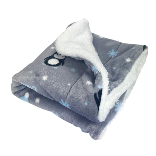 FIRST PRESS - PETS - URBAN CORE AFTER DARK - First Press™ After Dark – Arctic Penguin Ultra Plush Blanket