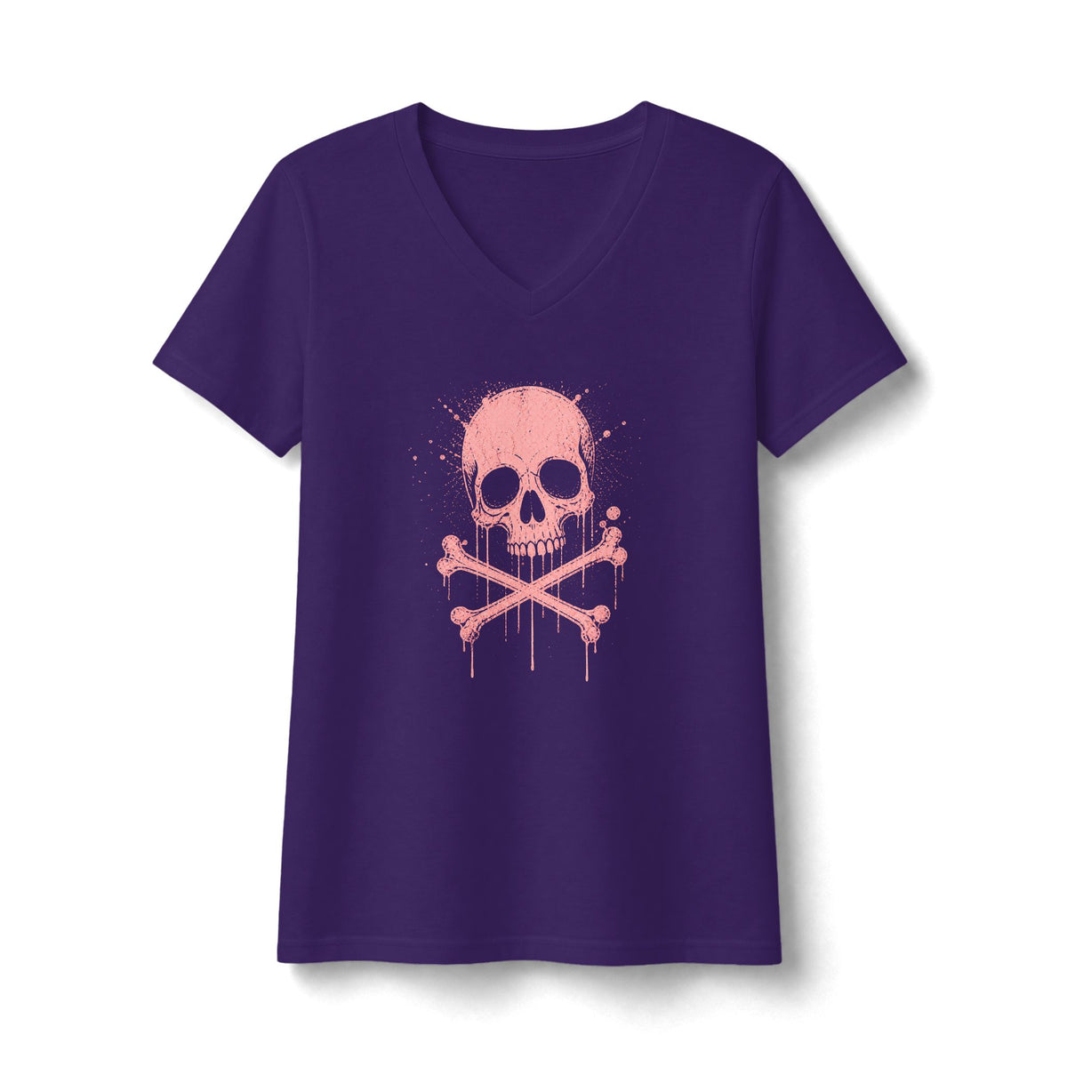 FIRST PRESS - HUMAN EDITION - WOMEN'S V-NECK TEE - "Sweet Surrender"