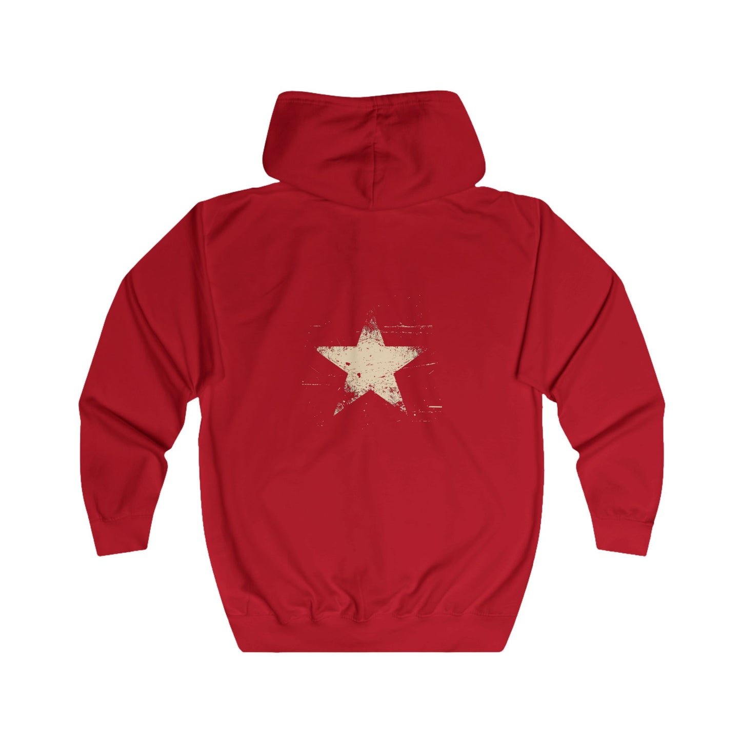 FIRST PRESS - HUMAN EDITION - UNISEX RELAXED ZIP HOODIE - "Analog Star"