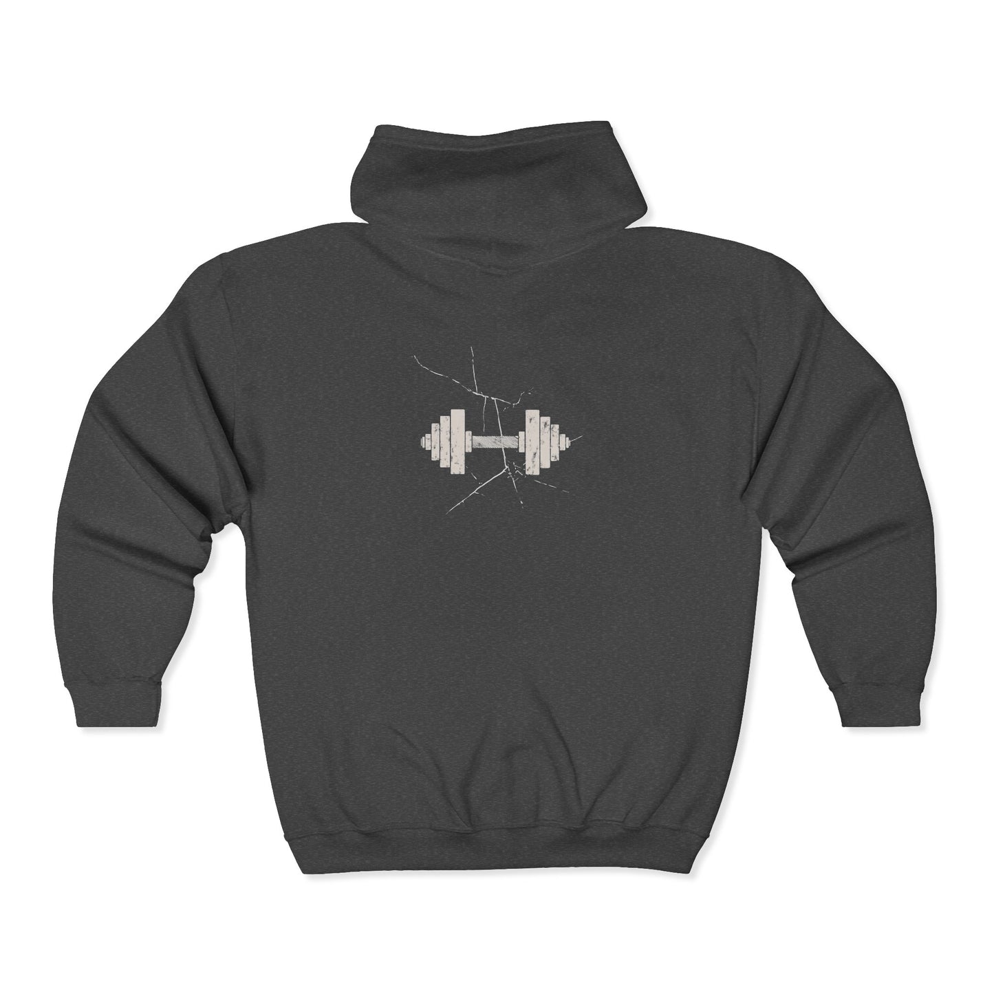 FIRST PRESS - HUMAN EDITION - UNISEX HEAVY BLEND™ ZIP HOODIE - "Load Bearing"