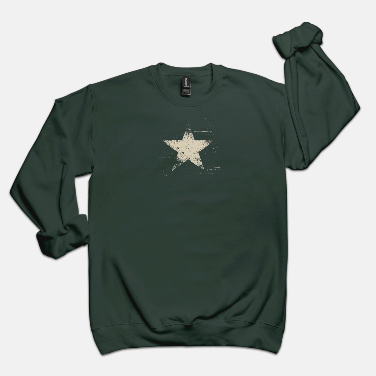 FIRST PRESS - HUMAN EDITION - UNISEX CREWNECK SWEATSHIRT - "Analog Star"