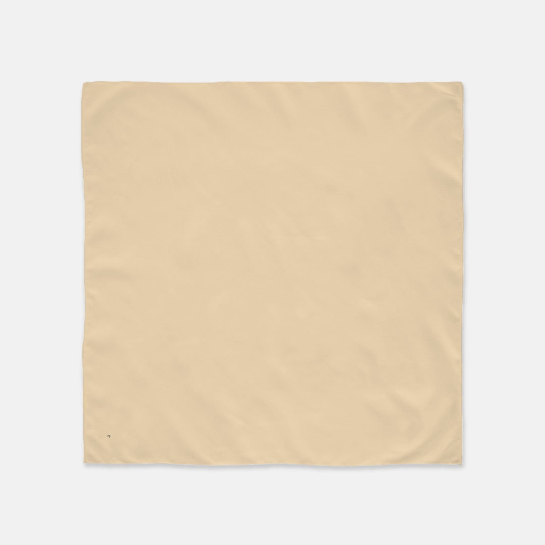 FIRST PRESS - HUMAN EDITION - BANDANA SCARF - Beige