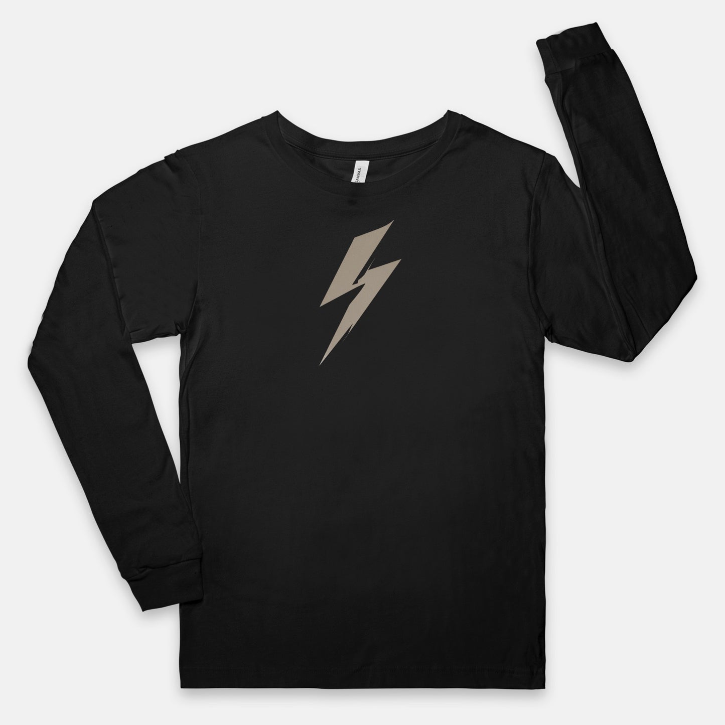 FIRST PRESS - HUMAN EDITION - UNISEX JERSEY LONG SLEEVE TEE - "Quiet Bolt"