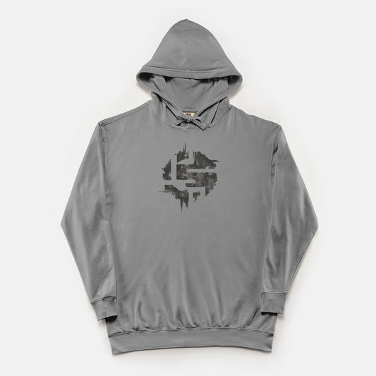 FIRST PRESS - HUMAN EDITION - UNISEX LIGHTWEIGHT HOODED SWEATSHIRT - "Mark"