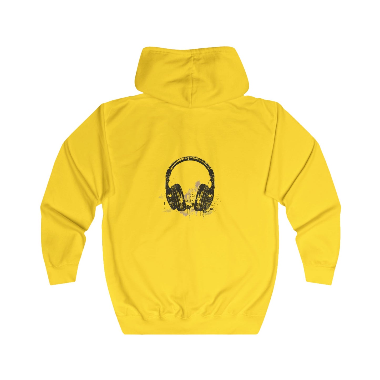 FIRST PRESS - HUMAN EDITION - UNISEX RELAXED ZIP HOODIE - "After Hours Headphones"