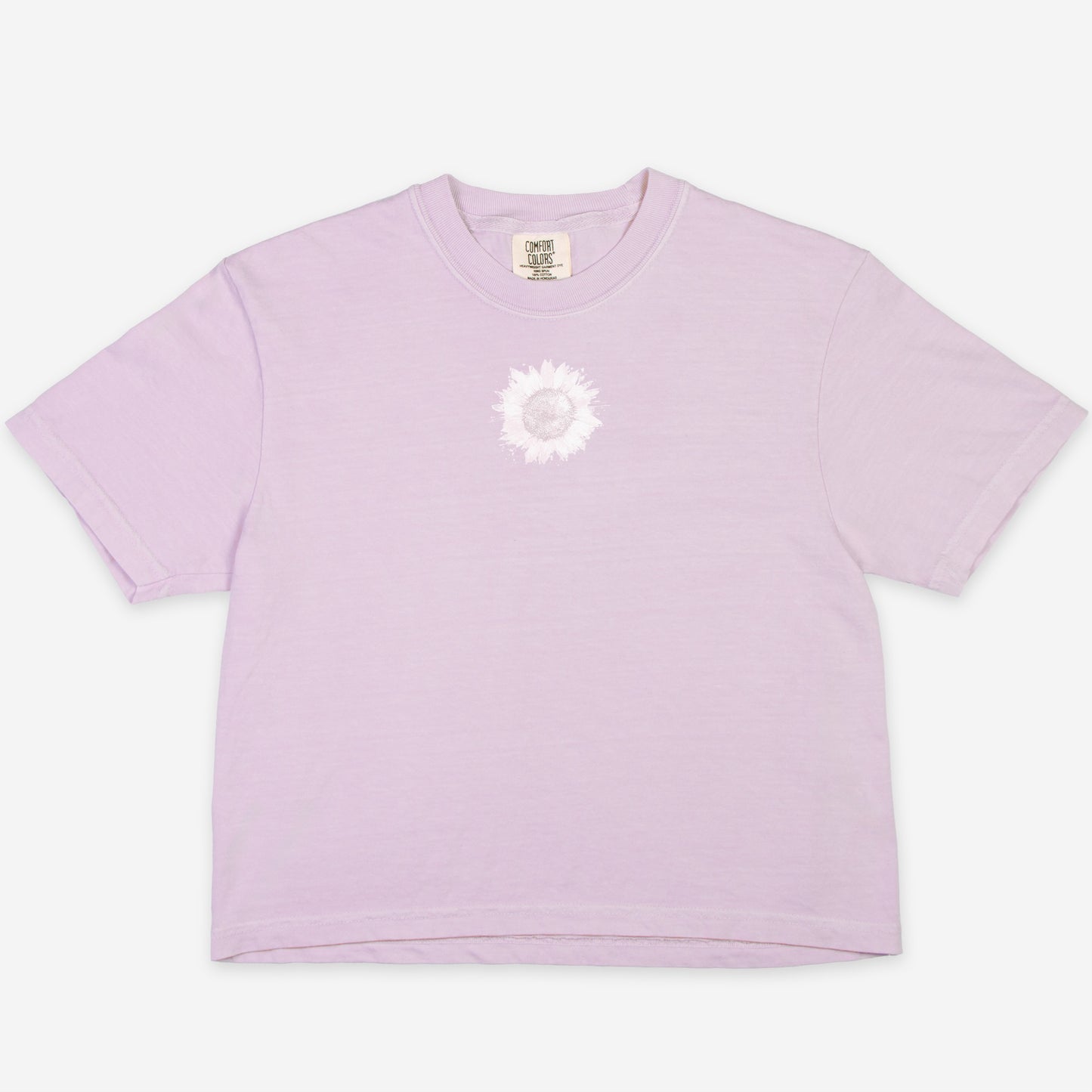 FIRST PRESS - HUMAN EDITION - WOMEN'S CROPPED BOXY TEE - "Ghosted"