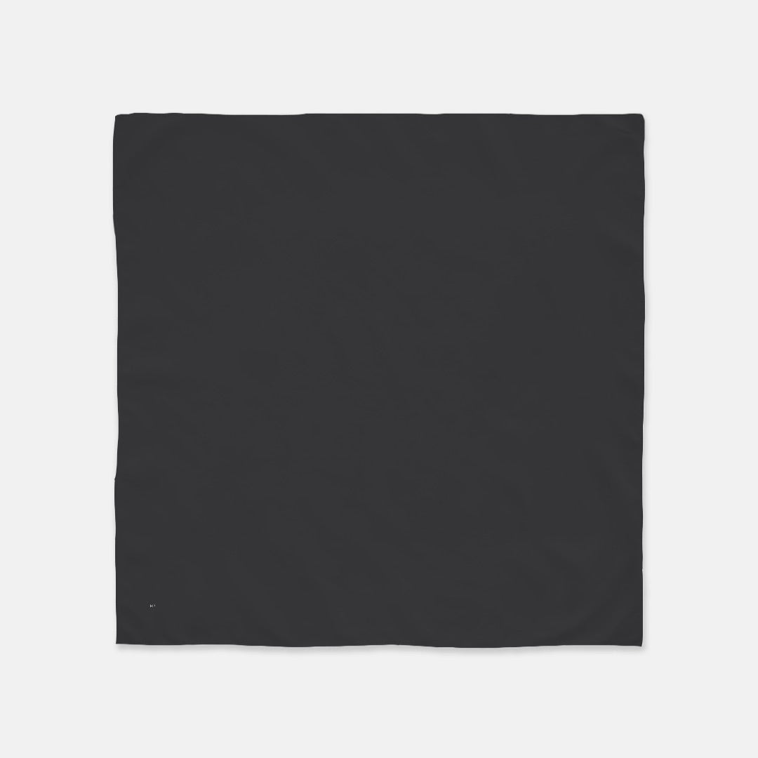 FIRST PRESS - HUMAN EDITION - BANDANA SCARF - Charcoal