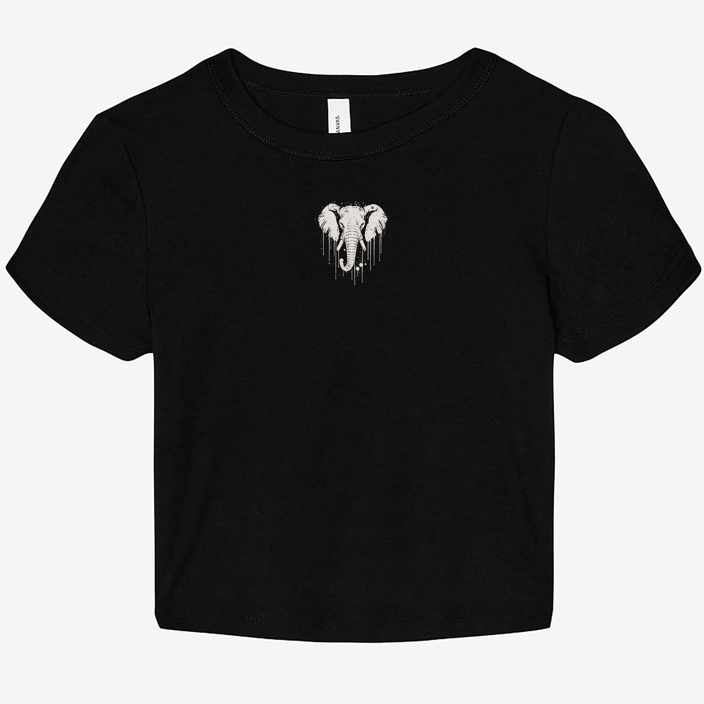 FIRST PRESS - HUMAN EDITION - WOMEN'S MICRO RIB BABY TEE - "Untouched"