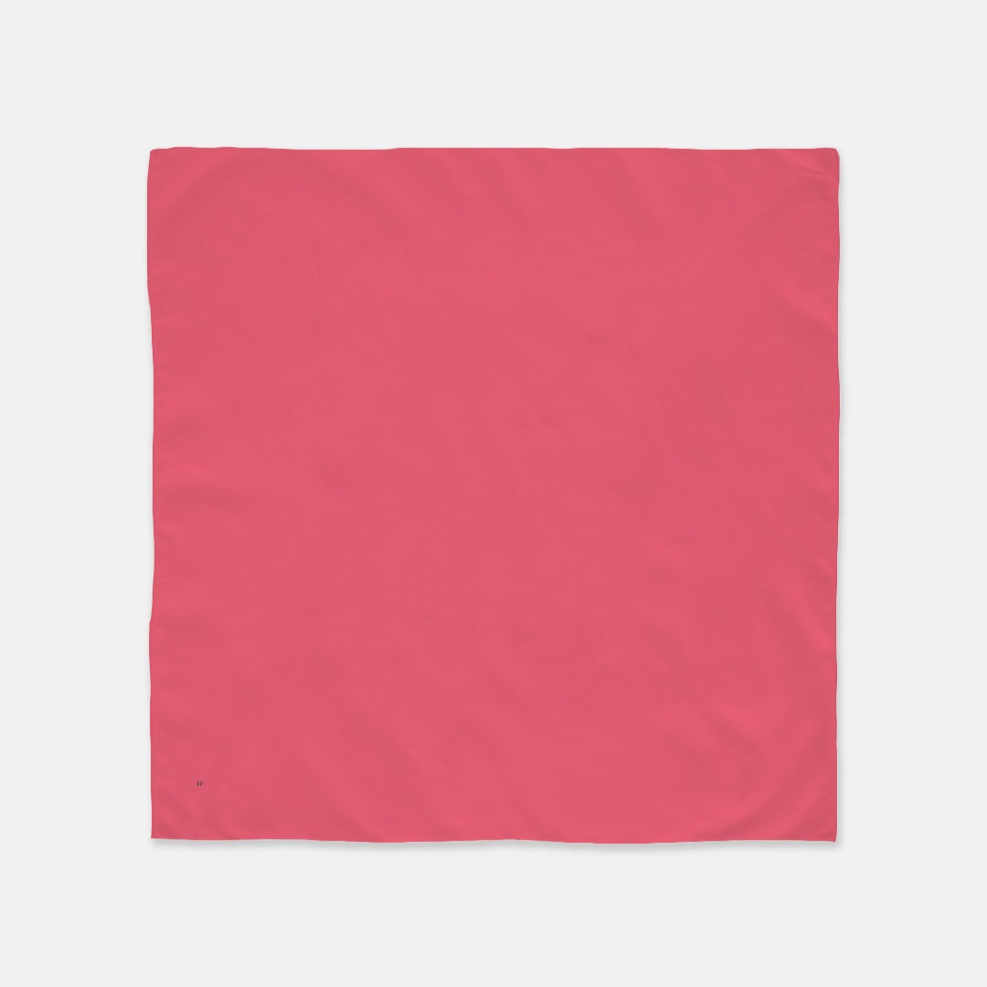 FIRST PRESS - HUMAN EDITION - BANDANA SCARF - Pink Rose
