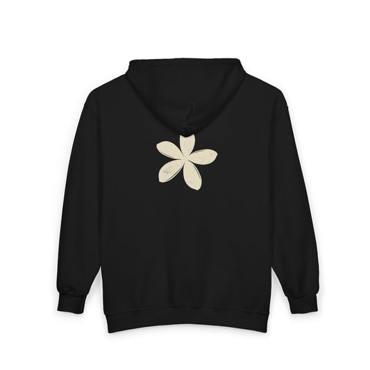 FIRST PRESS - HUMAN EDITION - UNISEX HEAVY BLEND™ ZIP HOODIE - "Ghost Flower"