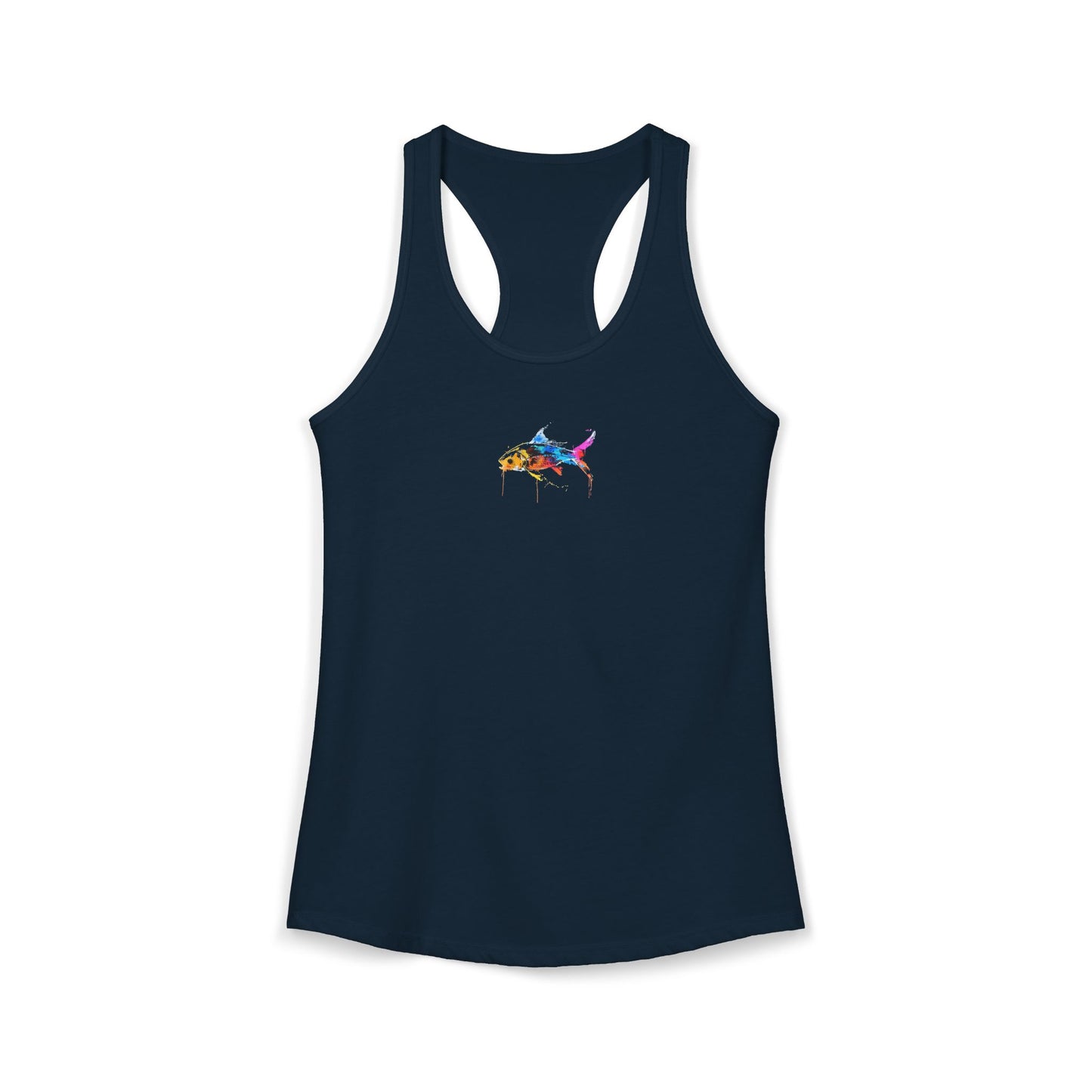 FIRST PRESS - HUMAN EDITION - WOMEN'S RACERBACK TANK TOP - "Wild Current"