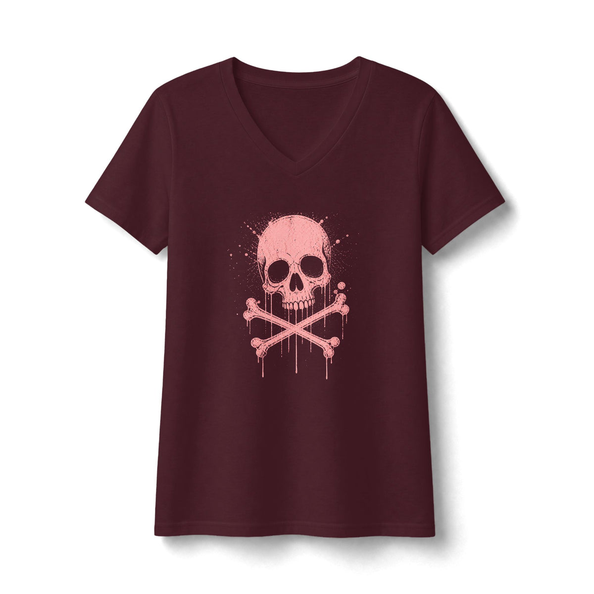 FIRST PRESS - HUMAN EDITION - WOMEN'S V-NECK TEE - "Sweet Surrender"