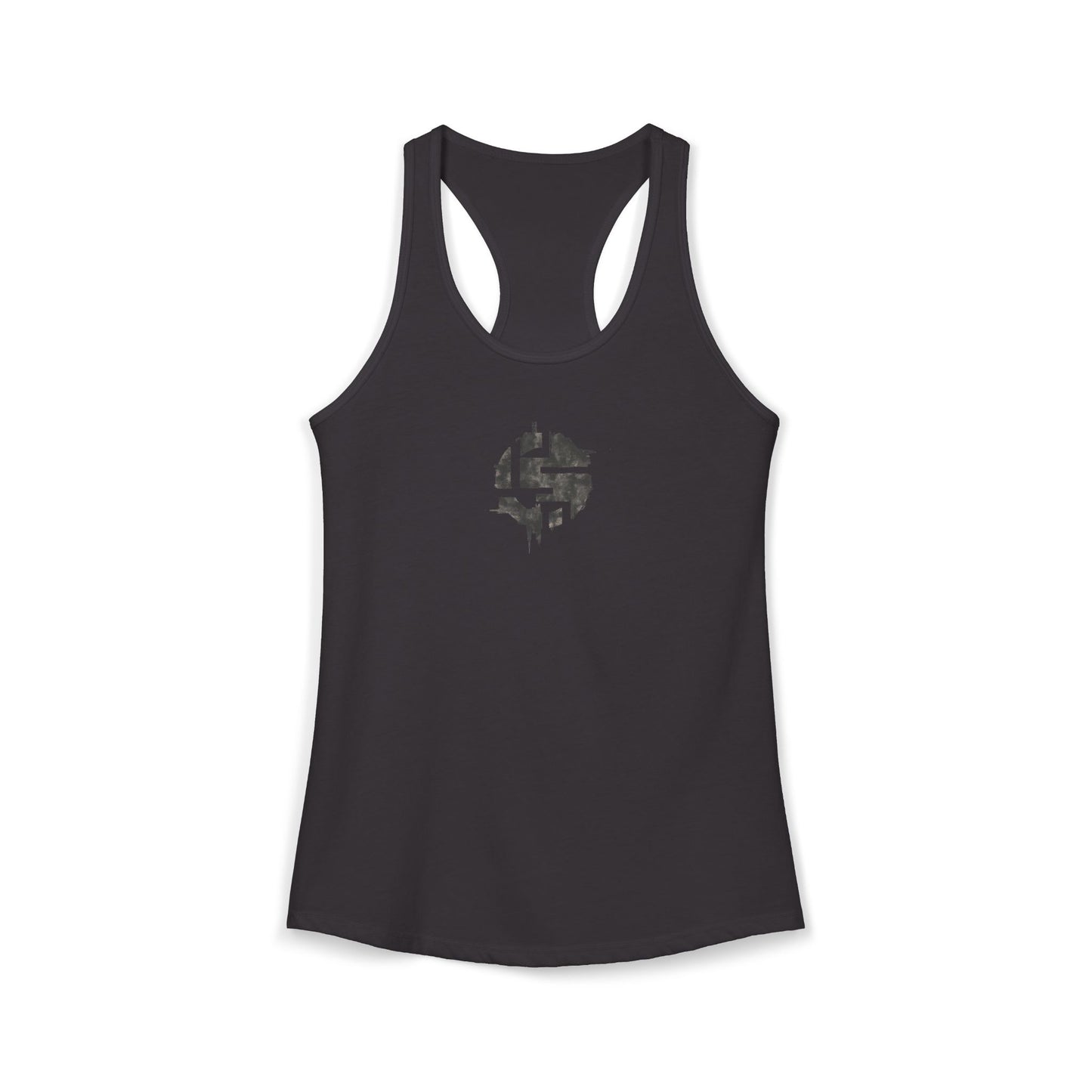 FIRST PRESS - HUMAN EDITION - WOMEN'S RACERBACK TANK TOP - "Mark"
