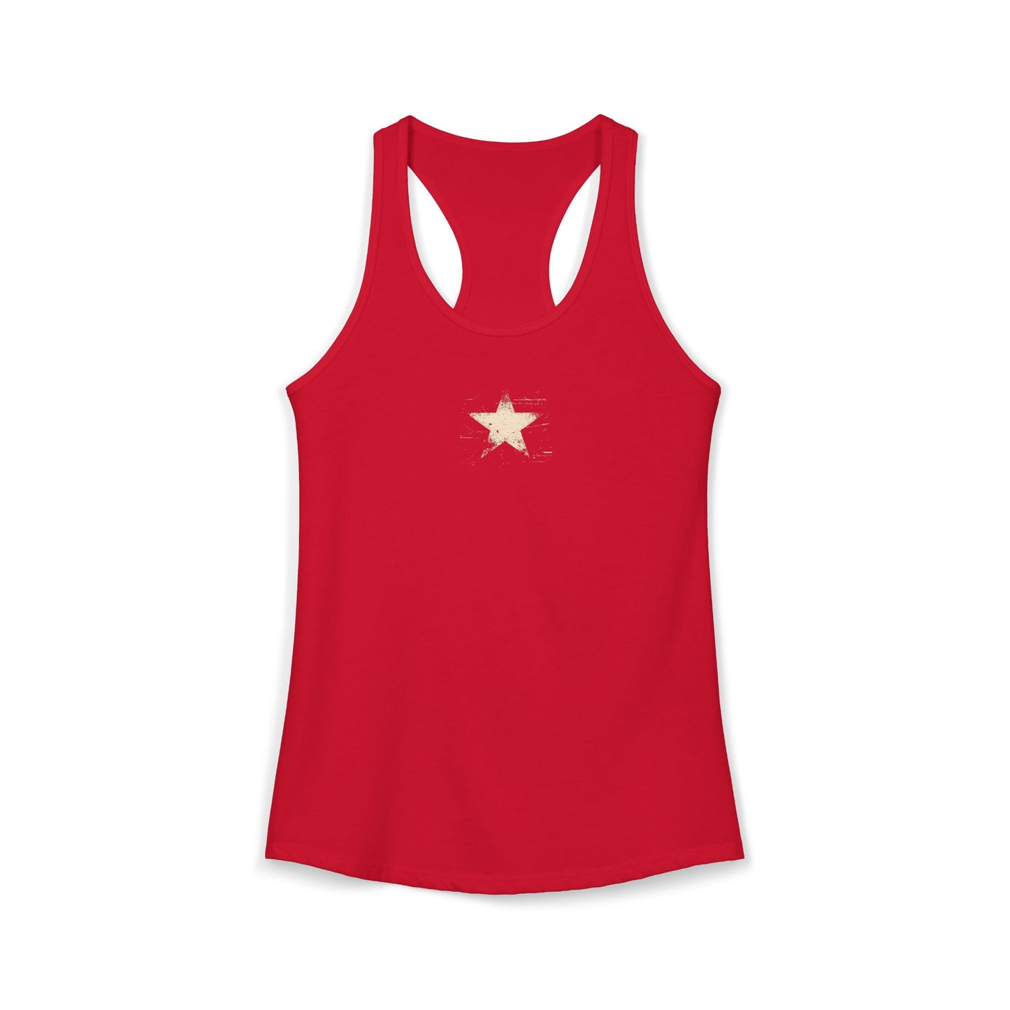FIRST PRESS - HUMAN EDITION - WOMEN'S RACERBACK TANK TOP - "Analog Star"