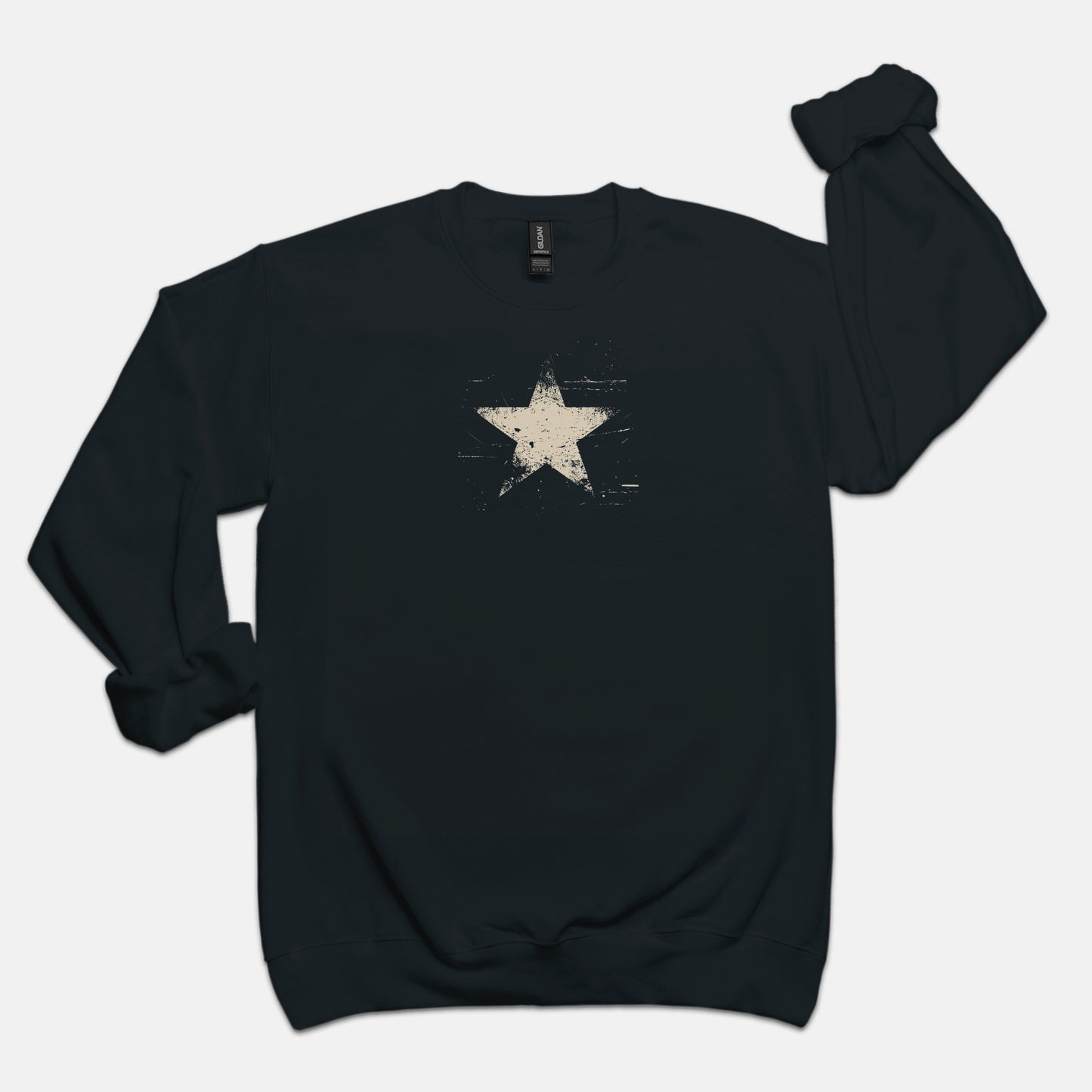 FIRST PRESS - HUMAN EDITION - UNISEX CREWNECK SWEATSHIRT - "Analog Star"