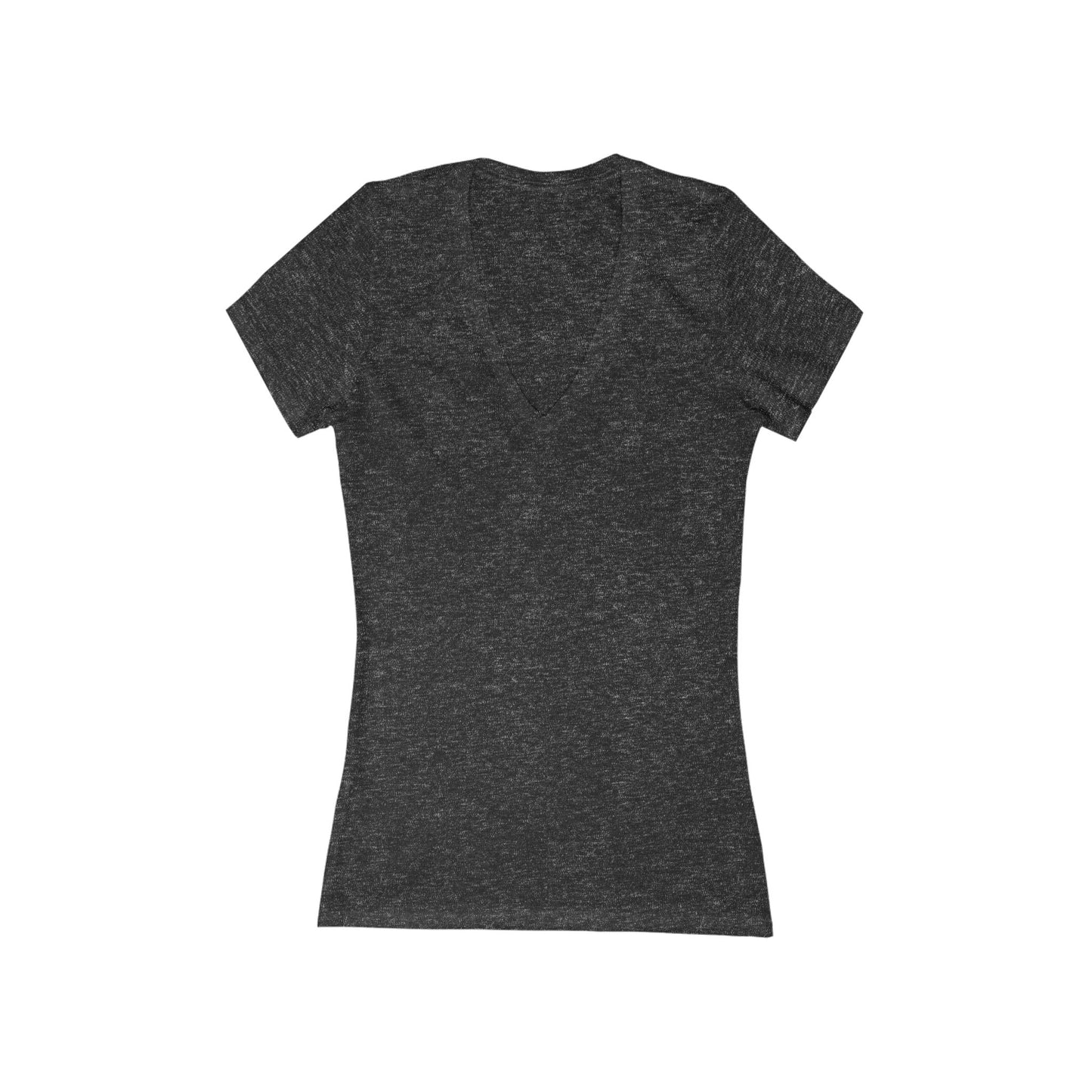 FIRST PRESS - HUMAN EDITION - WOMEN'S DEEP V-NECK TEE - "Clean Solids"