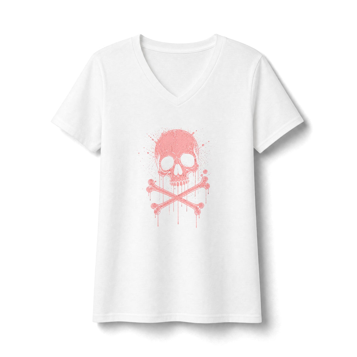 FIRST PRESS - HUMAN EDITION - WOMEN'S V-NECK TEE - "Sweet Surrender"