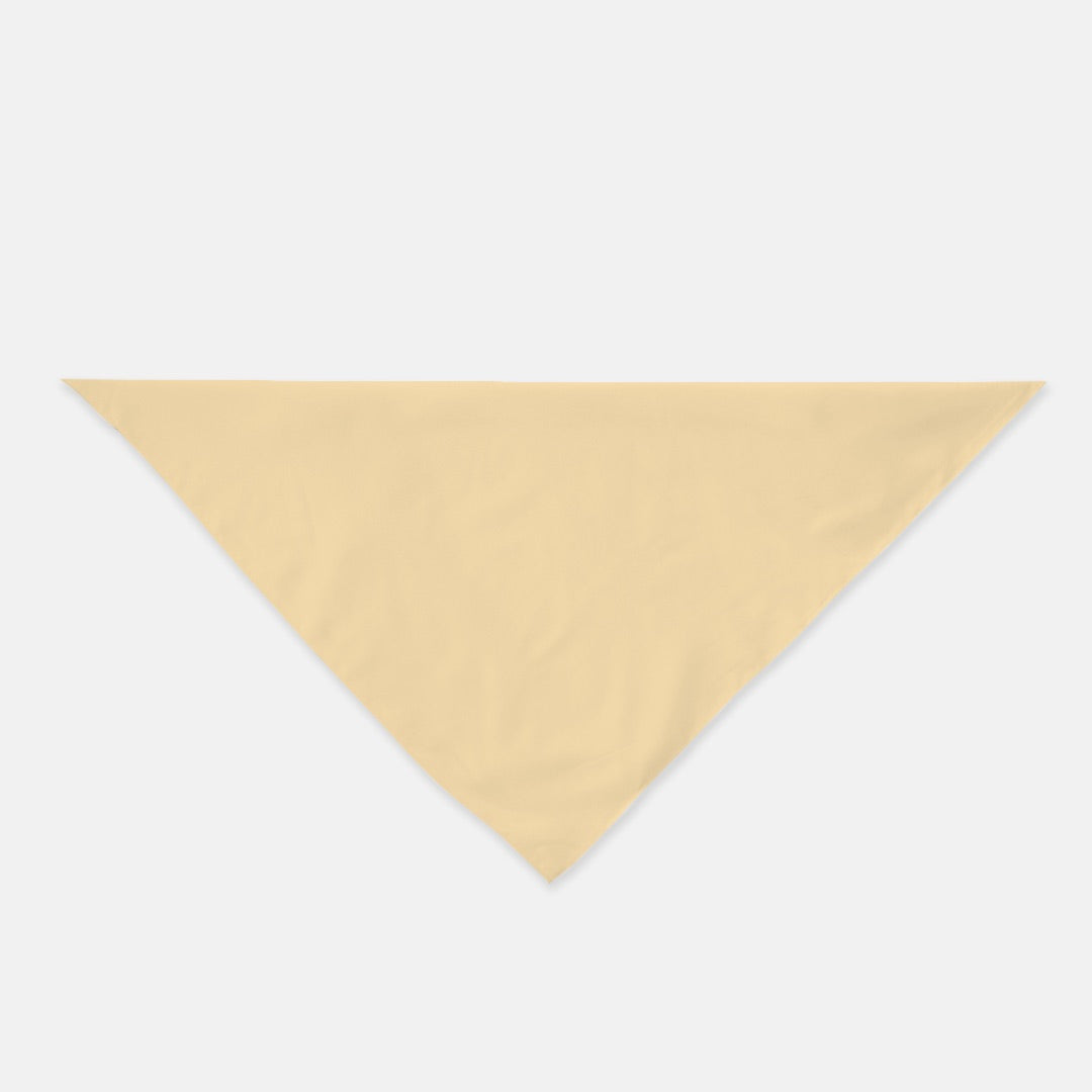 FIRST PRESS - HUMAN EDITION - BANDANA SCARF - Butter Yellow