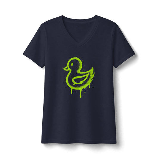 FIRST PRESS - HUMAN EDITION - WOMEN'S V-NECK TEE - "Artistically. Bent."