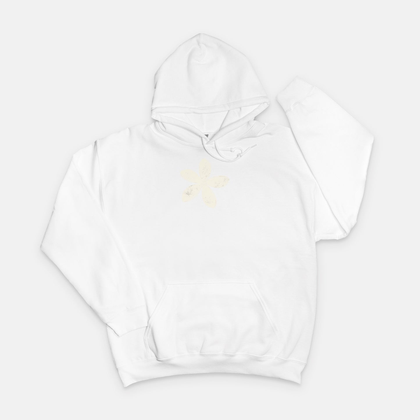 FIRST PRESS - HUMAN EDITION - UNISEX SWEATSHIRT HOODIE - "Ghost Flower"