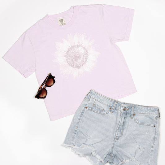 FIRST PRESS - HUMAN EDITION - WOMEN'S CROPPED BOXY TEE - "Ghosted"
