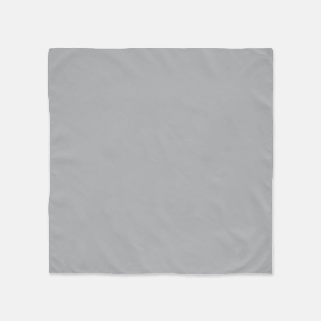 FIRST PRESS - HUMAN EDITION - BANDANA SCARF - Light Grey