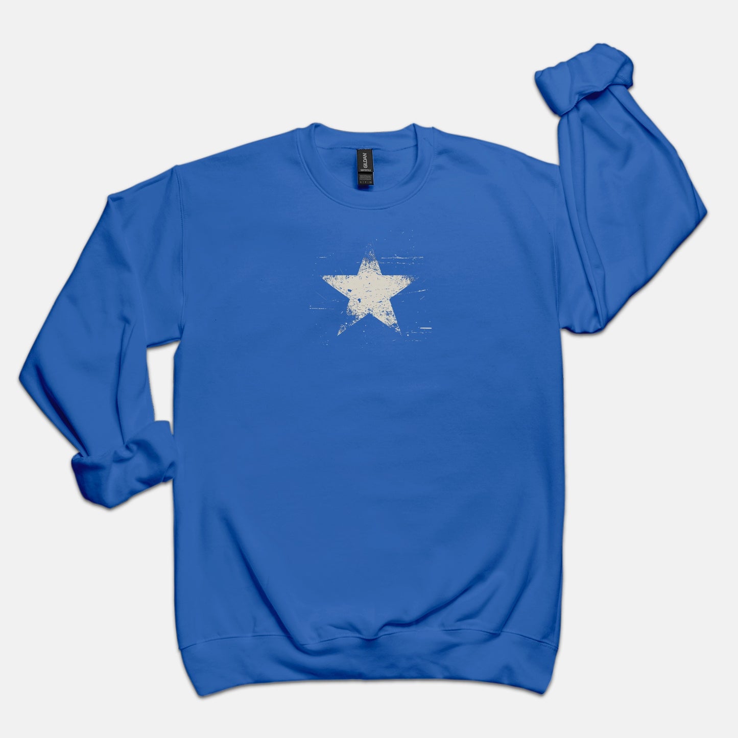 FIRST PRESS - HUMAN EDITION - UNISEX CREWNECK SWEATSHIRT - "Analog Star"
