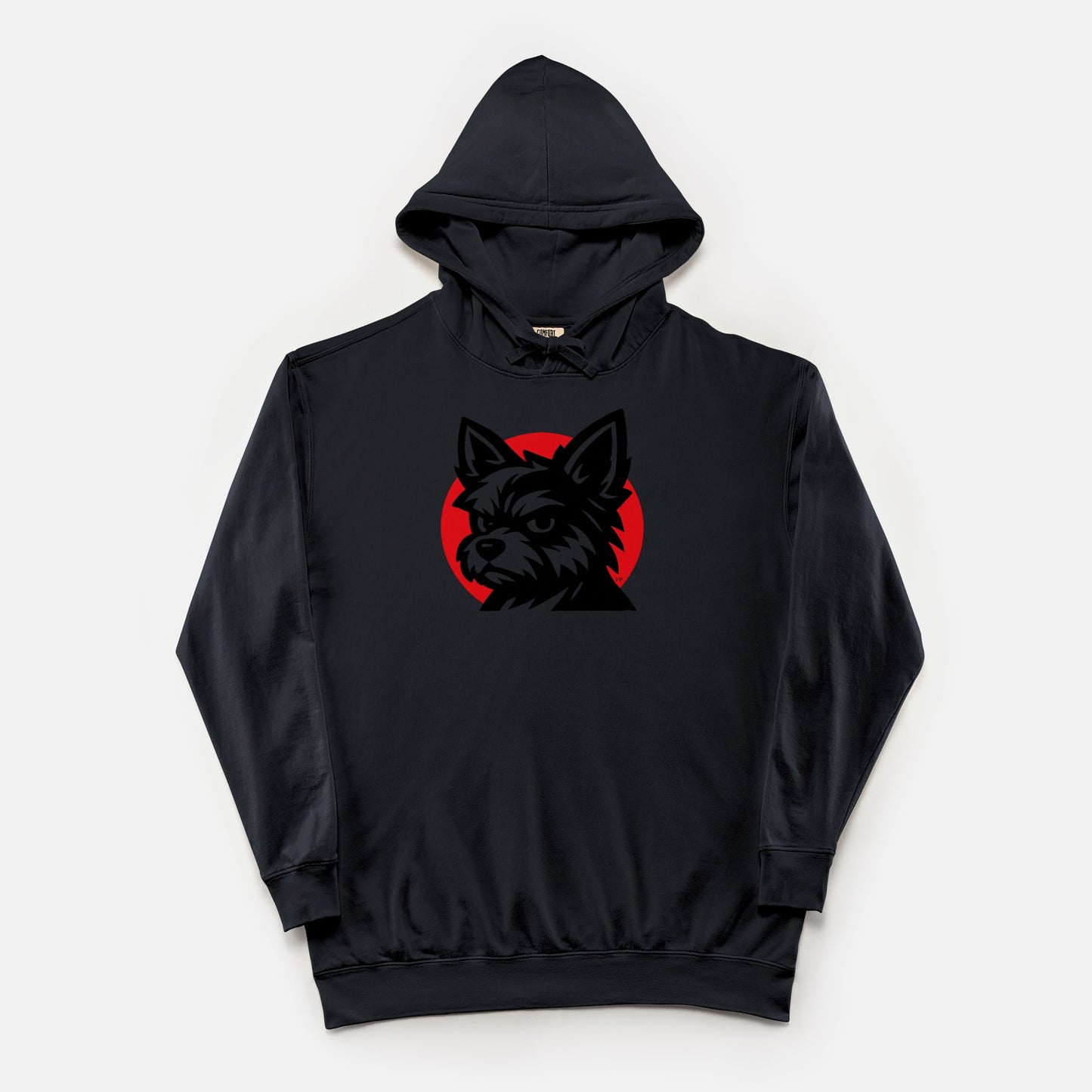 FIRST PRESS - HUMAN EDITION - UNISEX LIGHTWEIGHT HOODED SWEATSHIRT - "Urban Pup"