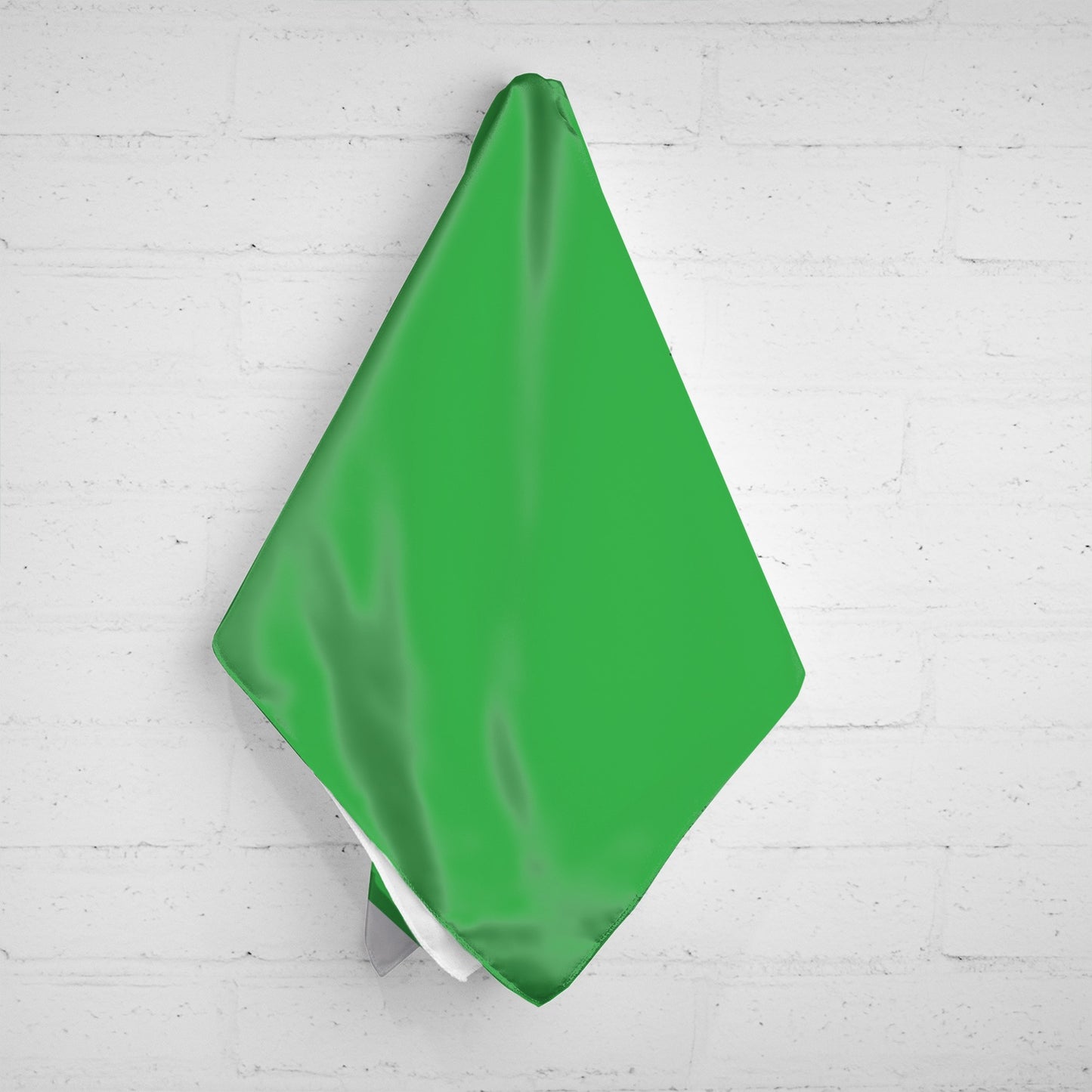 FIRST PRESS - HUMAN EDITION - BANDANA SCARF - Bright Green