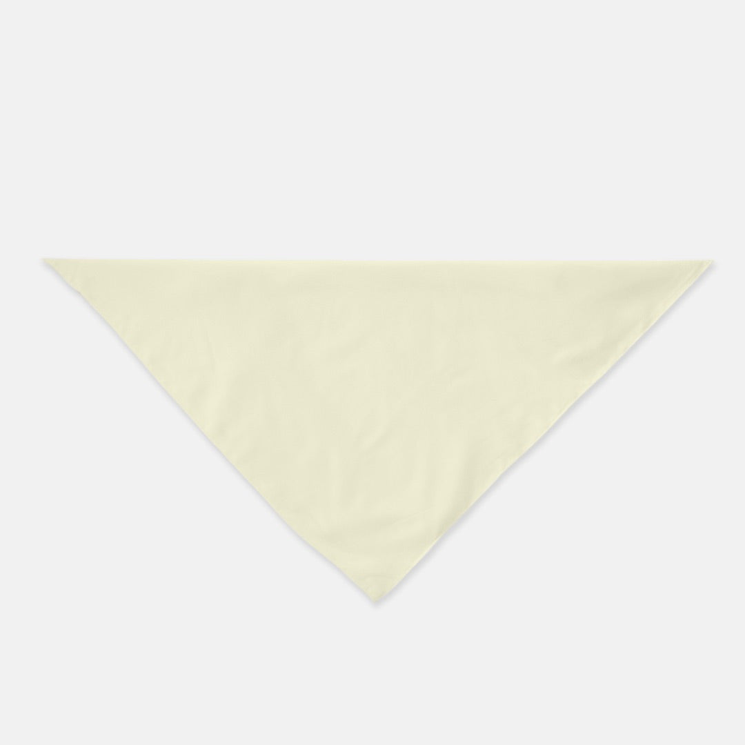 FIRST PRESS - HUMAN EDITION - BANDANA SCARF - Soft Yellow
