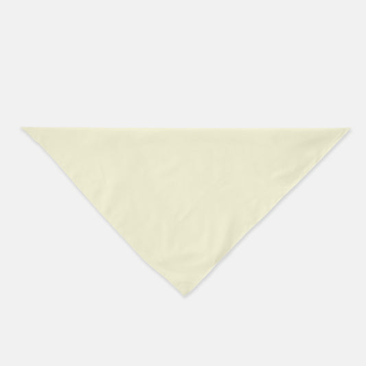 FIRST PRESS - HUMAN EDITION - BANDANA SCARF - Soft Yellow