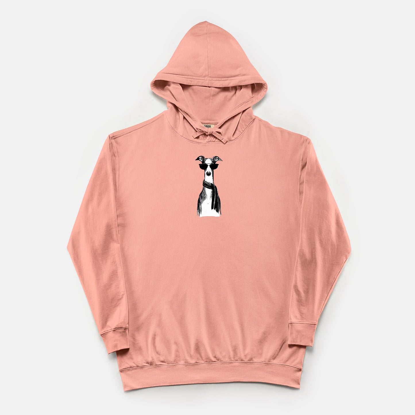 FIRST PRESS - HUMAN EDITION - UNISEX LIGHTWEIGHT HOODED SWEATSHIRT - "Fashion Dog"