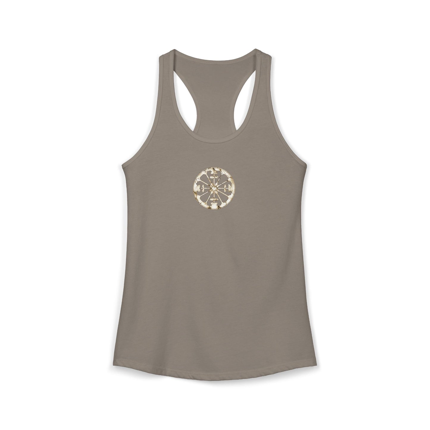 FIRST PRESS - HUMAN EDITION - WOMEN’S RACERBACK TANK TOP - "Eternal Devotion"