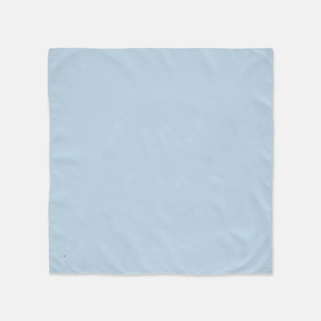 FIRST PRESS - HUMAN EDITION - BANDANA SCARF - Greyish Powder Blue